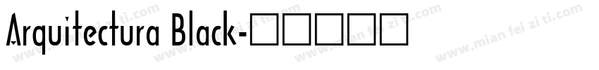 Arquitectura Black字体转换